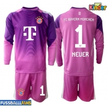 Bayern Munich Manuel Neuer #1 Torwart 3rd trikot Kinder 2025-26 Langarm (+ Kurze Hosen)